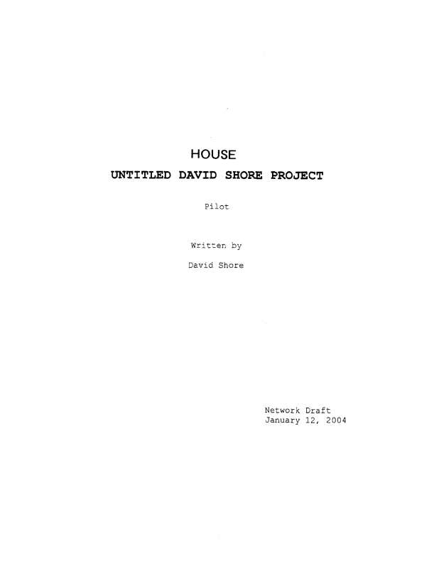 Pilot Script