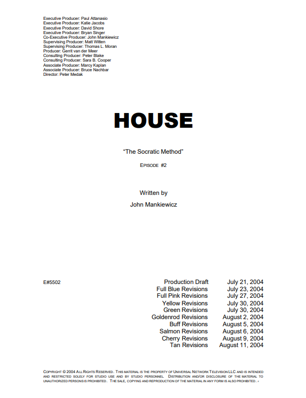 The Socratic Method Script